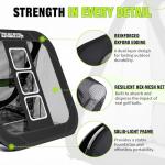 2-in-1 Golf Chipping Practice Net 2.5'×2.5