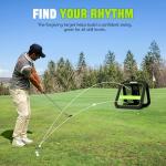 2-in-1 Golf Chipping Practice Net 2.5'×2.5