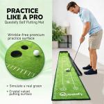 Indoor Putting Green with Auto Return & Non-Slip Surface