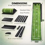 Indoor Putting Green with Auto Return & Non-Slip Surface