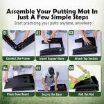 Indoor Putting Green with Auto Return & Non-Slip Surface