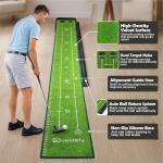 Indoor Putting Green with Auto Return & Non-Slip Surface