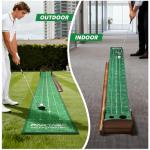 Extra Large Indoor Golf Putting Green with Ball Return