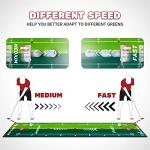 SAPLIZE Two-Speed Golf Practice Mat with Mirror