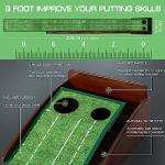 Portable Indoor Golf Putting Mat with Practice Ball