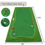 Large Indoor Outdoor Golf Putting Green Mat