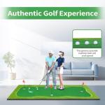 KEMLDIVS Large Indoor/Outdoor Golf Putting Mat