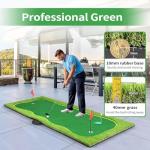 KEMLDIVS Large Indoor/Outdoor Golf Putting Mat