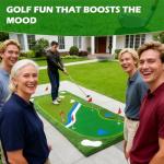 Kaoshan Indoor Golf Putting Green Mat - Multiple Sizes