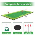 KEMLDIVS Large Indoor/Outdoor Golf Putting Mat