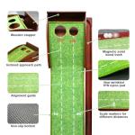 Toptoo Golf Putting Mat with Ball Return System