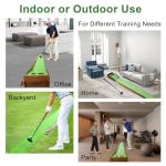 Toptoo Golf Putting Mat with Ball Return System