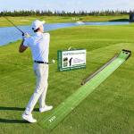 Toptoo Golf Putting Mat with Ball Return System