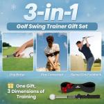 FODESAN Retractable Golf Swing Trainer and Grip Aid
