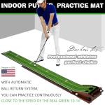 Premium Indoor Putting Green with Ball Return