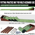 Premium Indoor Putting Green with Ball Return