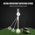 PGM Golf Swing Trainer with Adjustable Height Mat