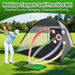 Golf Net and Practice Mat for Backyard Training