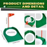 Sotiff 3-Piece Golf Putting Practice Cup Set