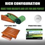 GimiYaa Indoor/Outdoor Golf Putting Mat with Auto Return