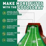 Indoor Golf Putting Mat with Auto Ball Return