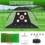Golf Net and Practice Mat for Backyard Training