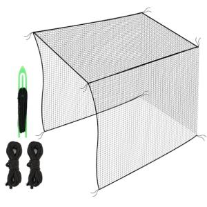 Amazgolf 10x10ft Golf Batting Cage and Net