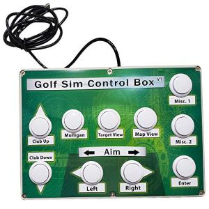 Golf Simulator Control Box for Easy Hitting Area Access