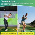 HappyAlley 8-Pack Unbreakable Golf Simulator Tees