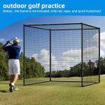 Amazgolf 10x10ft Golf Batting Cage and Net