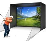 10 x 8 ft Golf Simulator Enclosure with Impact Screen