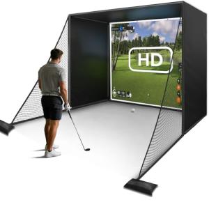 10x8 Golf Simulator Net with Impact Screen Kit