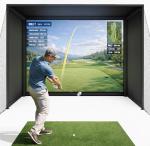 10 x 8 ft Golf Simulator Enclosure with Impact Screen