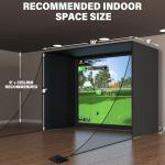 Neoaider 10 x 8 ft Golf Simulator Enclosure Kit