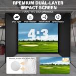 Neoaider 10 x 8 ft Golf Simulator Enclosure Kit