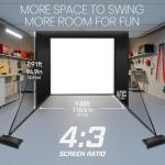 10x8 Golf Simulator Net with Impact Screen Kit