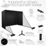 10x8 Golf Simulator Net with Impact Screen Kit