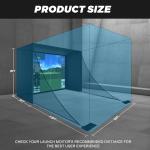 Sturdum Golf Simulator Enclosure with HD Screen