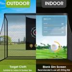 Silipull Golf Cage with Impact Screen and Enclosure