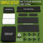 10 x 8 ft Golf Simulator Enclosure with Impact Screen