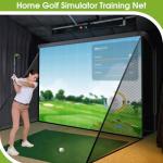 Silipull Golf Cage with Impact Screen and Enclosure