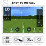 Golf Simulator Impact Screen - 4mm Thick, Ultra Clear