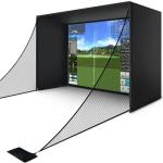 Sturdum Golf Simulator Enclosure with HD Screen