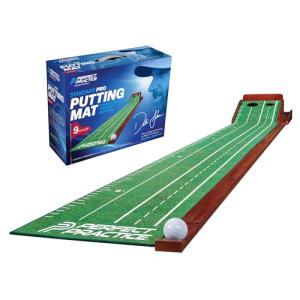Portable Golf Putting Mat with Ball Return