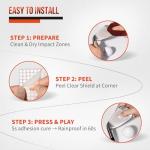 Reflective Dot Stickers for Golf Launch Monitors