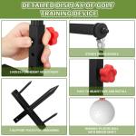 Golf Swing Trainer Set with Height Adjustments