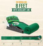 Indoor Putting Green Mat with Ball Return and Guides