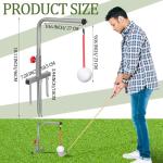 Golf Swing Trainer Set for Indoor Practice
