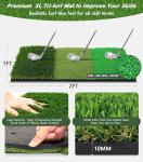 10x7FT Golf Net with Foldable Mat and Targets