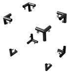 Aoneky Golf Simulator Enclosure Corner Kit